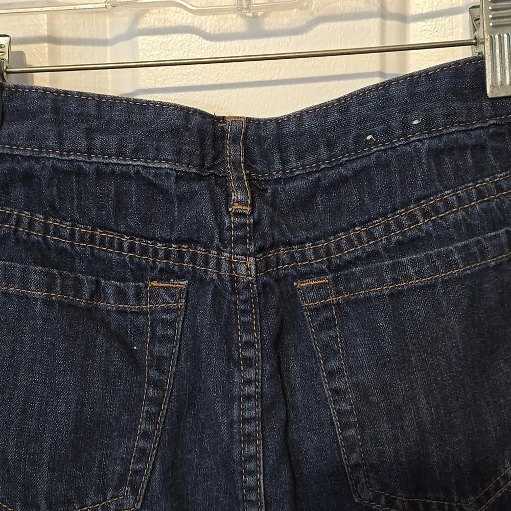 Gap Kids, Jean Skirt, Child's Sz 12, Ruffled Denim, 100% Cotton Skirt, Zipper